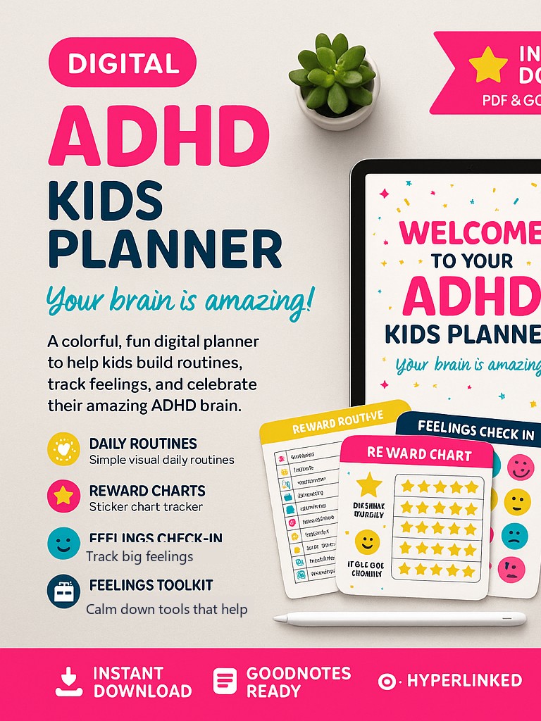 ADHD Kids Planner cover